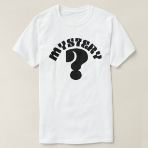 ミステリーメンズブラッククエスチョンマークTシャツ Tシャツ