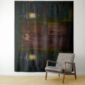 ミステリールームエスケープドアパーティー背景 タペストリー (インサイチュ)