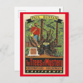 ミステリーレッドウッドハイウェイカリフォルニアポストカの木 ポストカード (正面/裏面)