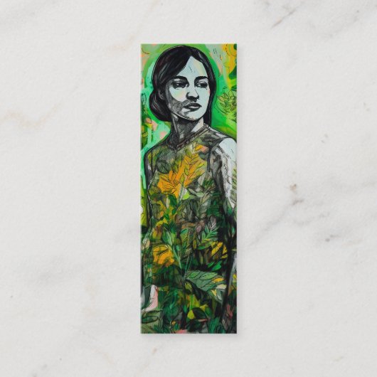 ミステリーレディーブックマーク スキニー名刺 (正面)