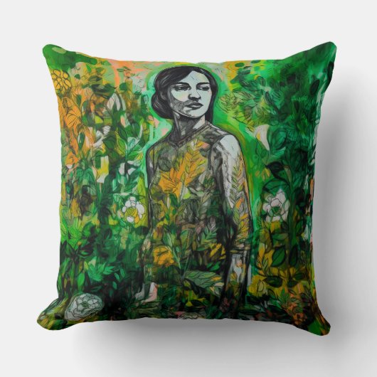 ミステリーレディ クッション (正面)