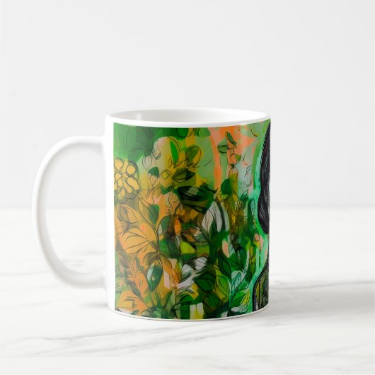 ミステリーレディ コーヒーマグカップ (左)