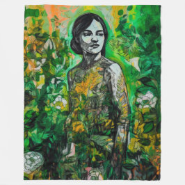 ミステリーレディ フリースブランケット