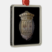 ミステリー場合ファイル メタルオーナメント (右)