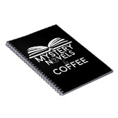 ミステリー小説とコーヒー ノートブック (右側)