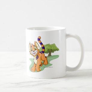 ミステリー島の冒険的なオレンジKougra コーヒーマグカップ