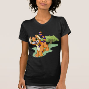 ミステリー島の冒険的なオレンジKougra Tシャツ