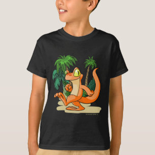 ミステリー島の探求のオレンジTecho Tシャツ
