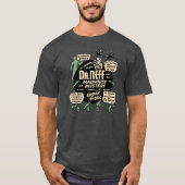 ミステリー幽霊ショーポスター芸術のヴィンテージの精神病院 Tシャツ (正面)