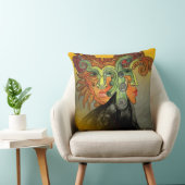 ミステリー時間の町の枕 クッション (椅子)