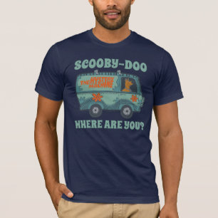 ミステリー機械を運転するPaisely Scooby-Doo Tシャツ