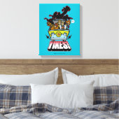 ミステリー機械"Yikes!" グラフィック キャンバスプリント (インサイチュ (寝室))