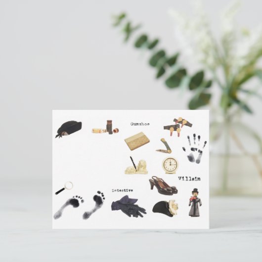 ミステリー殺人事件の夜ディナーパーティー ポストカード (スタンド正面)