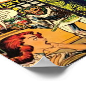 ミステリー漫画カバーヴィンテージ漫画 ポスター (角)