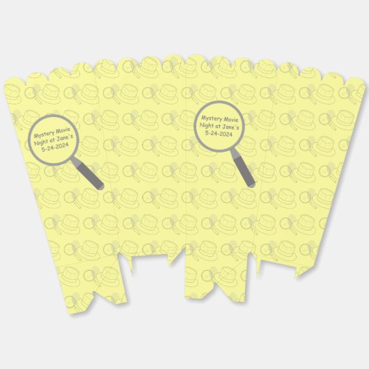 ミステリー犯罪解決証拠ボードポップコーン フェイバーボックス (見開き)