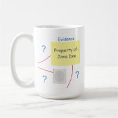 ミステリー犯罪解決証拠委員会 コーヒーマグカップ (左)