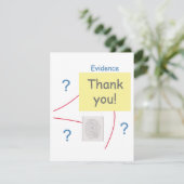 ミステリー犯罪解決証拠委員会 サンキューカード (スタンド正面)