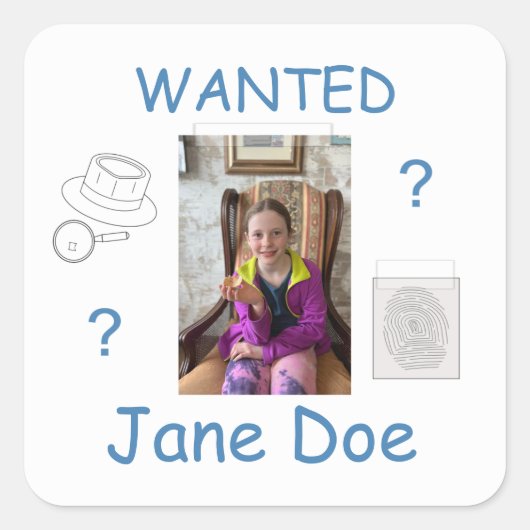 ミステリー犯罪解決証拠委員会 スクエアシール (正面)