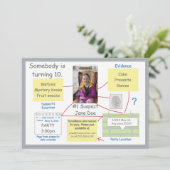 ミステリー犯罪解決証書委員会招待状 招待状 (スタンド正面)