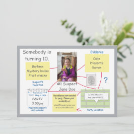 ミステリー犯罪解決証書委員会招待状 招待状