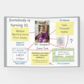 ミステリー犯罪解決証書委員会招待状 横断幕 (横)