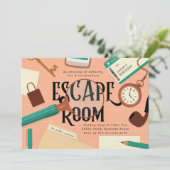 ミステリー脱出ゲームパーティー 招待状 (スタンド正面)