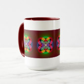 ミステリー花 マグカップ (正面左)