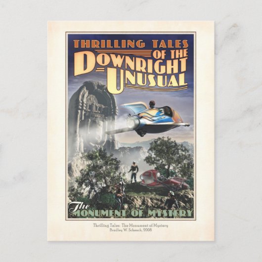 ミステリー葉書のモニュメント ポストカード (正面)