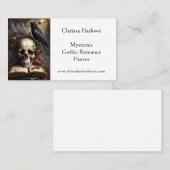 ミステリー・ホラー・ゴシック作家 名刺 (正面/裏面)