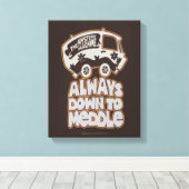 ミステリー・マシン「常に手を出す」 キャンバスプリント (インサイチュ (ウッドフロア))