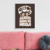 ミステリー・マシン「常に手を出す」 キャンバスプリント (インサイチュ (リビング))