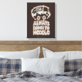 ミステリー・マシン「常に手を出す」 キャンバスプリント (インサイチュ (寝室))