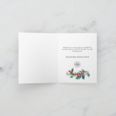 ミステルエレガントトーディークリスマスグリーティ企業のング シーズンカード (内部)