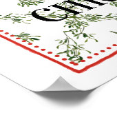 ミステルトートレリスレッドボウアート ポスター (角)