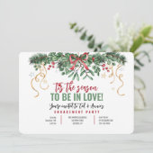 ミステルトーフレームホリデイ招待状 招待状 (スタンド正面)