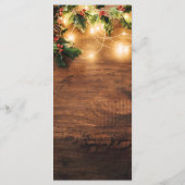 ミステルトーブランチ素朴クリスマスホリデーディナー メニュー (裏面)