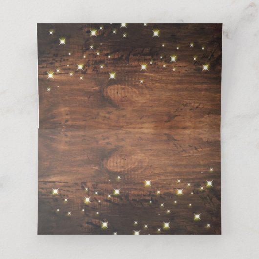 ミステルトーブランチ素朴ホリデークリスマスパーティー プレイスカード (内部開封)