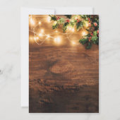 ミステルトーブランチ素朴ホリデークリスマスパーティー 招待状 (裏面)