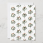 ミステルトーボホボウクリスマスホリデーパーティー招待状 招待状 (裏面)