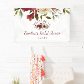 ミステルトーマナーウィンターブライダルシャワーウェルカム 横断幕 (インサイチュ)