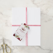 ミステルトーマナーウィンターブライダルディスプレイシャワー ギフトタグ (より糸付き)