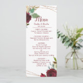 ミステルトーマナーウォーターカラーラウッシュウィンターバラディナー メニュー (スタンド正面)