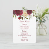 ミステルトーマナーウォーターカラーラウッシュウィンターバラディナー メニュー (スタンド正面)