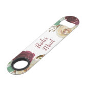 ミステルトーマナーフローラウォーターカラーシックなブライドメイド スピード栓抜き (正面アングル)