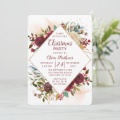 ミステルトーマナーフローラクリスマスホリデーパーティー 招待状 (スタンド正面)