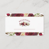 ミステルトーマナーフローラリザーブドシー結婚ズ プレイスカード (正面)