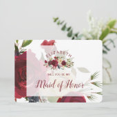 ミステルトーマナーベミーメイド・オブ・オーナー（花嫁付き添い人）提案カード (スタンド正面)