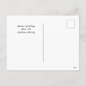 ミステルトー&ホリーグリーンリー植物芸術 シーズンポストカード (裏面)