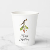 ミステレエレガントトークリスマス 紙コップ (正面)