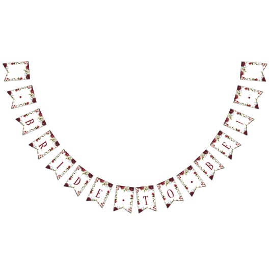 ミステレトーマナーウィンターブライドトゥブライダルシャワー バンティングフラッグ (全)